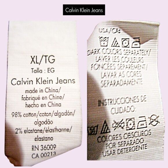 Calvin Klein Jeans NEW Grunge Moto Asymmetrical Zip Crop Denim Jacket L - Picture 11 of 12